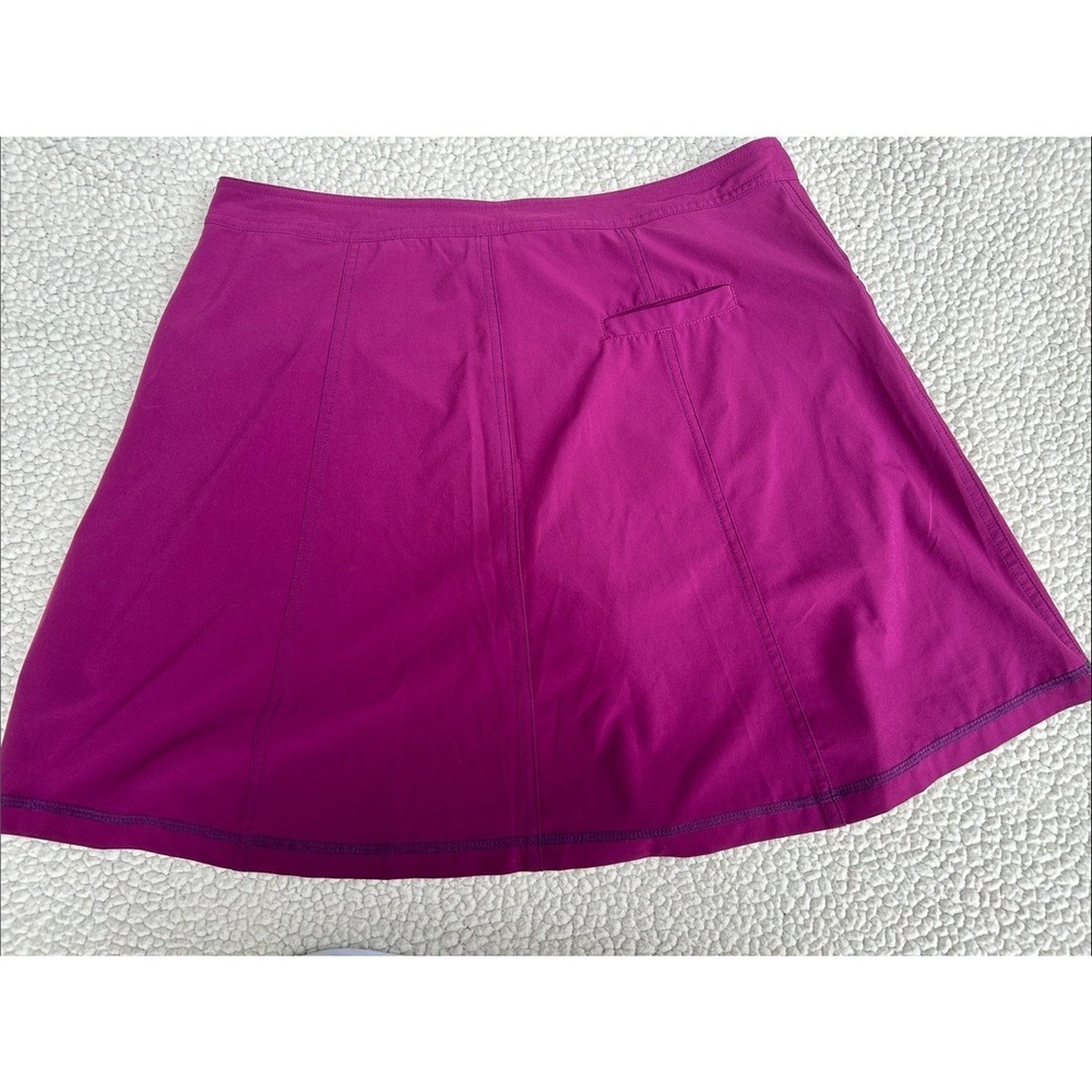 Title Nine Nimblene Skort Magenta Purple Athletic Hiking Skirt Women Size 10 - Picture 5 of 9